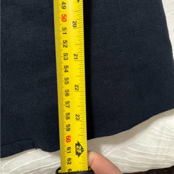 J Crew Linen Navy Blazer - Picture 9 of 9